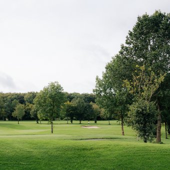 Blick über den Golfparcours des Golfclubs Wiesensee