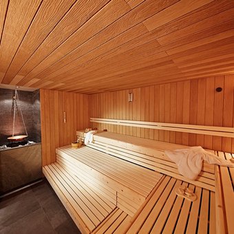 Sauna im Golf & Sporthotel Wiesensee
